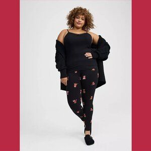 Torrid - Full-Length Legging in Joyous Dogs, Deep Black​